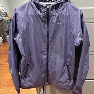 Nike Purple Checkered Running Jacket